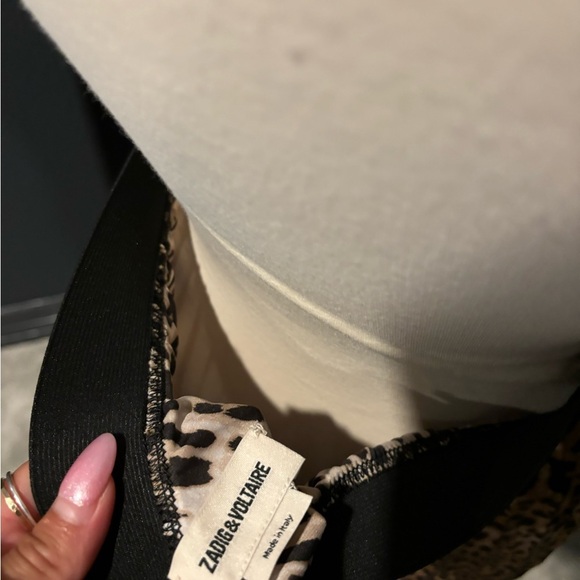 Zadig & Voltaire Brown Black Maxi A-Line Skirt - Picture 4 of 6